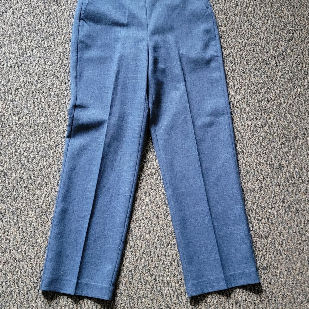 Alfred Dunner Blue Dress Pants 6P Like New Condition
